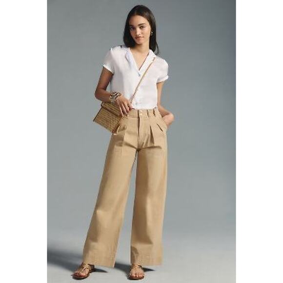 Bella Dahl Cropped Short Sleeve Blouse Top- XS White - Picture 1 of 3